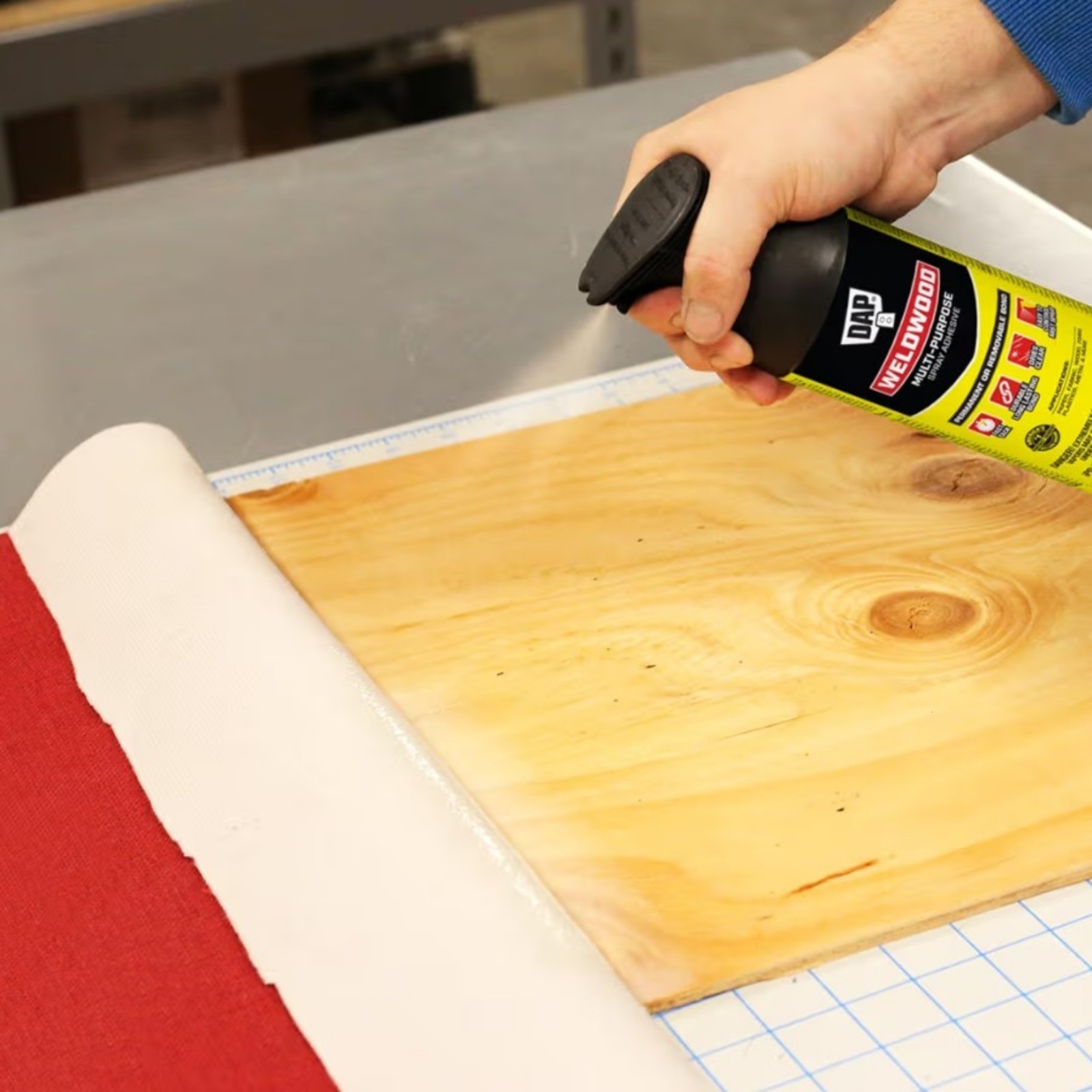 DAP Weldwood Spray Adhesive 11oz 2 Pack Multi Purpose Foam Fabrics Wood Plastics