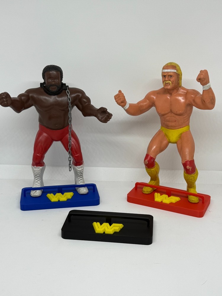 Figure Stands - Fits 80's WWF Titan Rubber Figures - Figures Not Included!