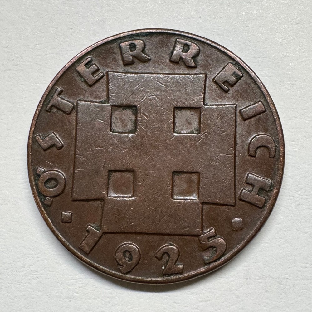 1925 Austria 2 Groschen - Coin #D-017
