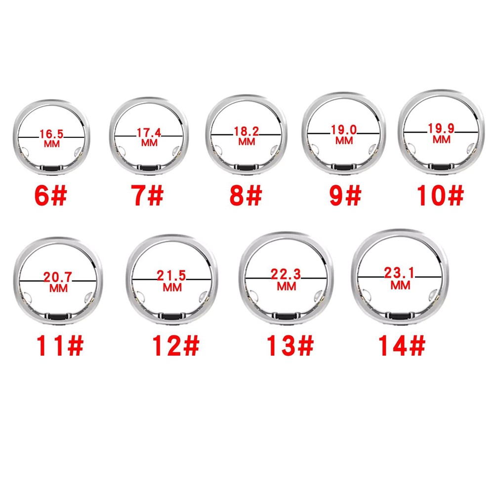 Black Smart Ring Charger Charging Case Box 8-9# Accessories For RingConn