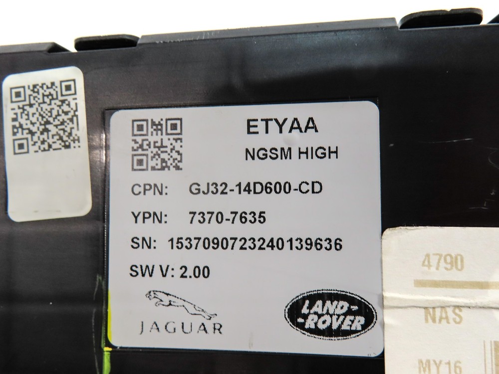 2016 RANGE ROVER (L405) FRONT LEFT DRIVER SEAT CONTROL MODULE