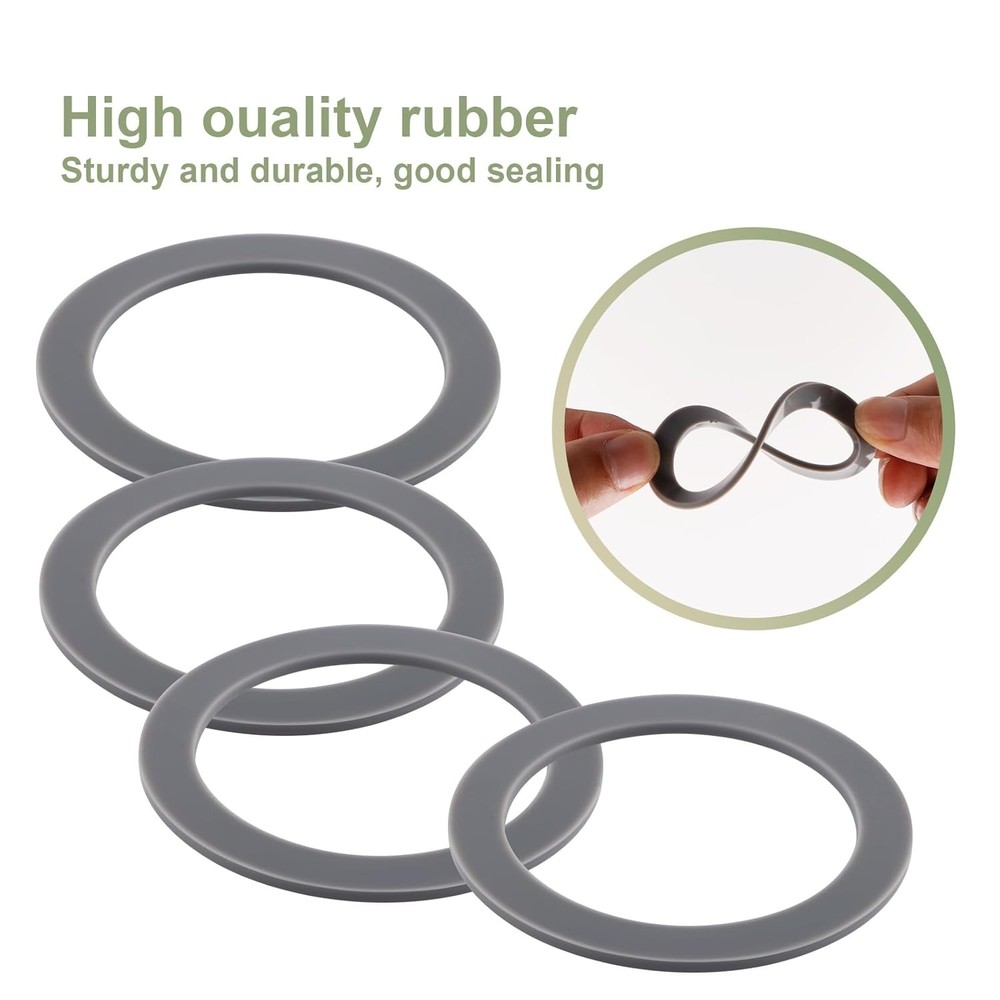 6-Pack Rubber Gaskets Sealing O-Ring Compatible with Oster Blender Replacement P