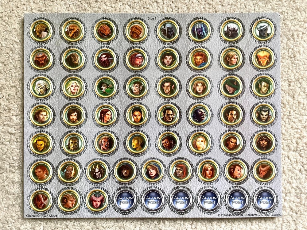 Dungeons & Dragons Essentials Dungeon Master's Kit 2010 Only Missing 1 Token