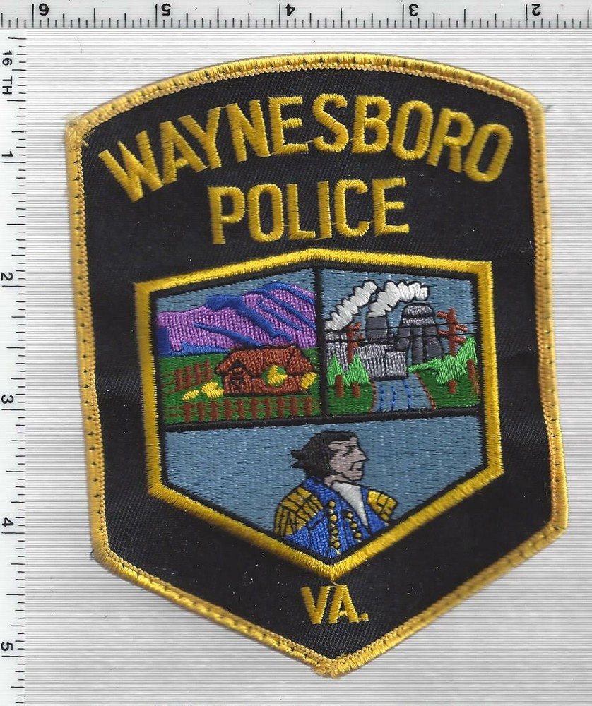 Waynesboro Police (Virginia) 3rd Issue Uniform Take-Off Patch