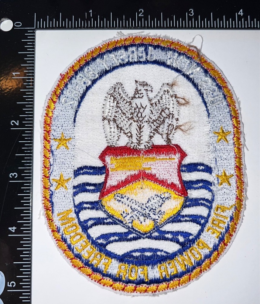 Cold War USN US Navy USS New Jersey BB-62 Patch