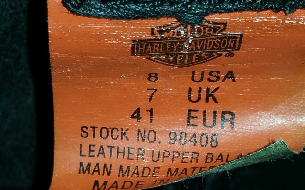 Men's Harley Davidson Thornton - Black - Width: med - Boots