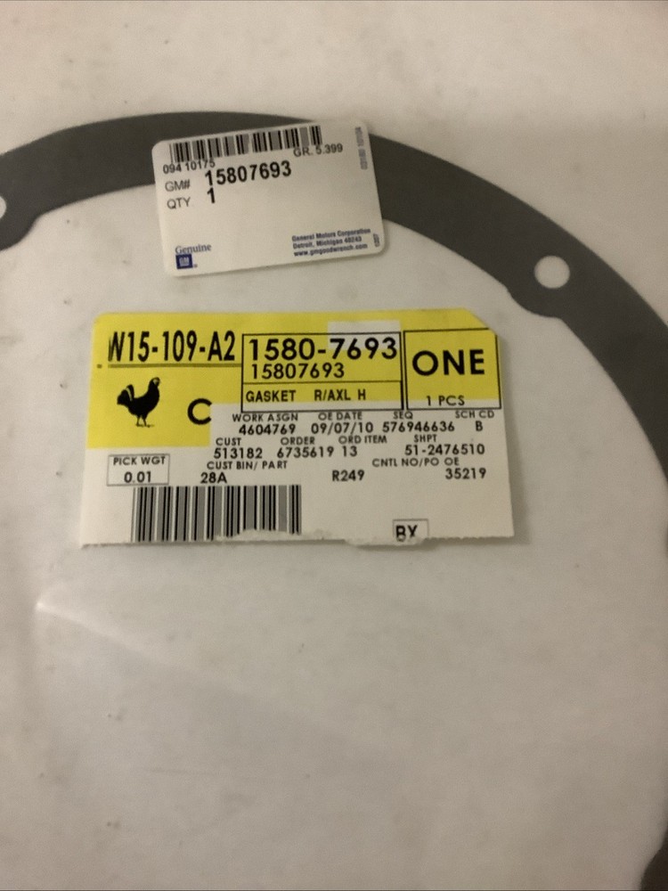 Genuine GM Gasket 15807693