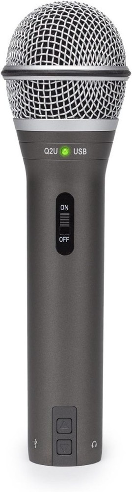 SAMSON Q2U Dynamic USB/XLR Handheld wired Microphone - Model # SAQ2U - Open Box