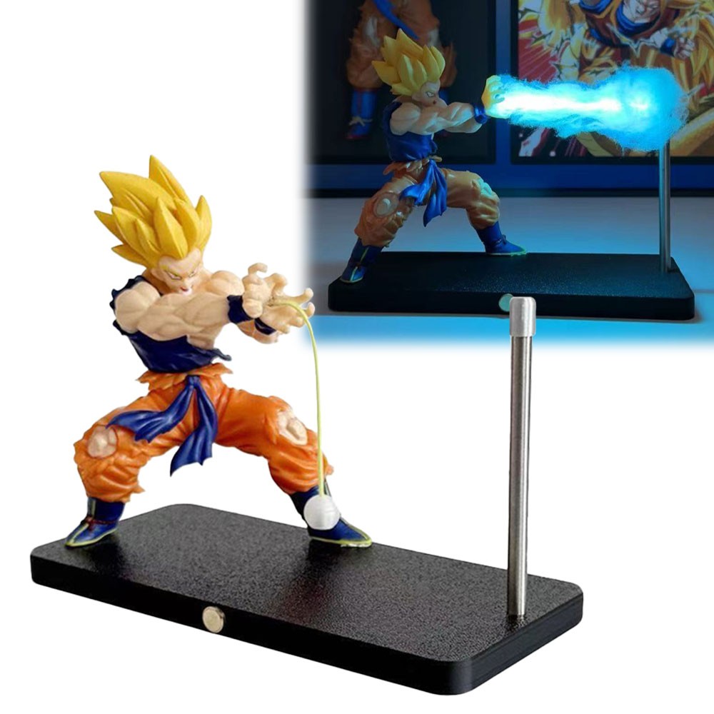 Dragon Ball Z Goku Kamehameha Magnetic Touchs Night Light - Levitating Desk Lamp