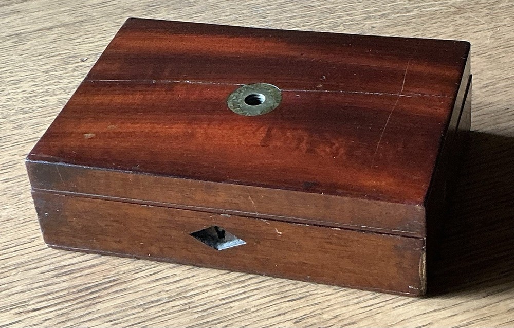 Antique CARY - GOULD Circa 1830 Brass Pocket Microscope - Complete Set
