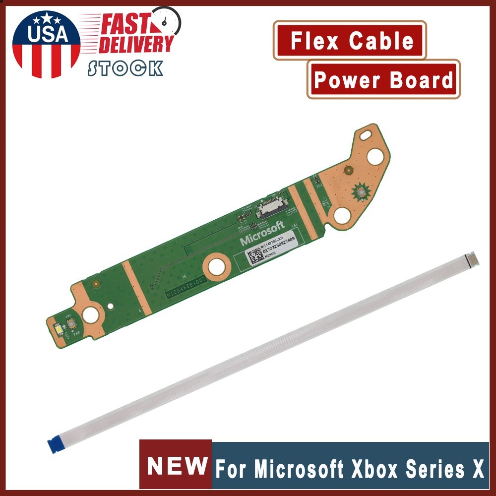 Power Eject Button LED Board Flex Cable Replacement For Microsoft Xbox Series X