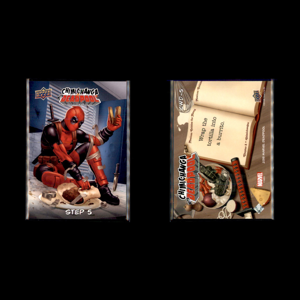 2019 Upper Deck Marvel Chimichangas with Deadpool Complete Set 8 Cards Inserts