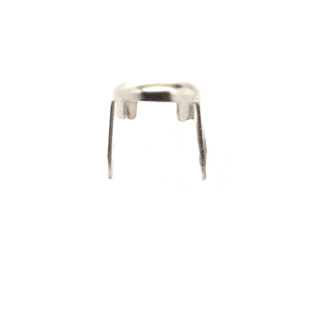 Stone Holders Round Base Rings Nickel Plate 5/8" Dia. 100 Pack