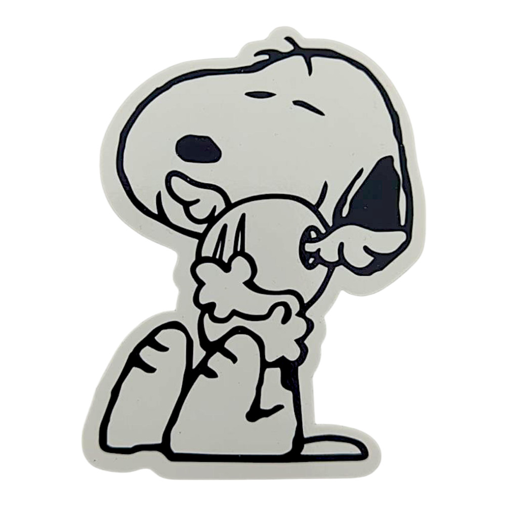 D*Face Snoopy Hugging D*Dog Sticker