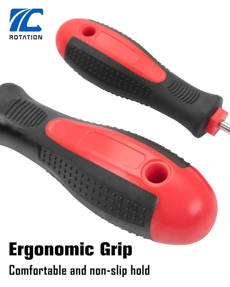 ROTATION Precision Hook and Pick Set with Scraper, 9 Piece Set, Chrome Vanadi...