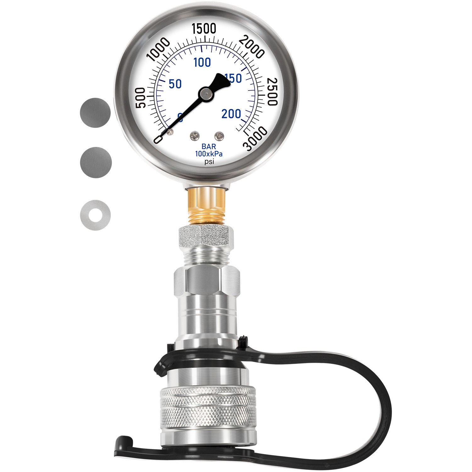 Replace for KUBOTA HST Boost Kit W/Gauge HST Hydraulic Shims Fit for KUBOTA MX