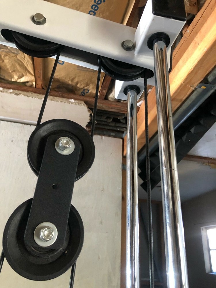smith machine home gym used great condition parabody cable machine squat rack 