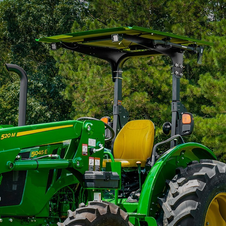 Tractor Canopy (62" x 48") 2x2, 3x2 (0 to 45 deg) ROPS- Red, Orange, Green match