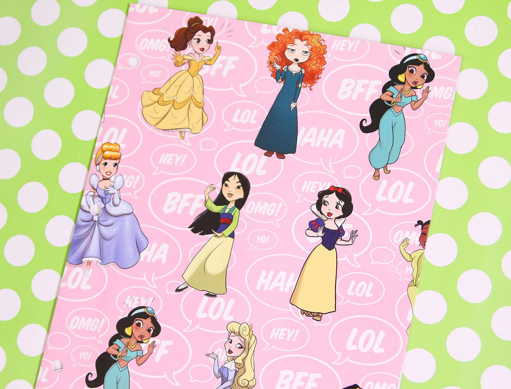 Disney Princess Comic Two Packet Folder Organizer
