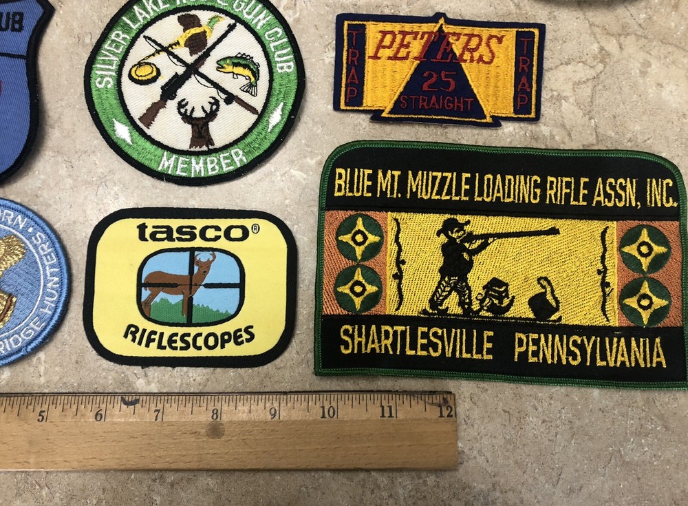 LOT Hunting Marksmanship Pistol Muzzle Loading etc patches