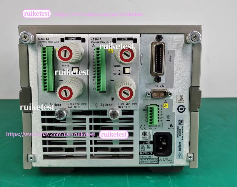 1pc KEYSIGHT/ Agilent N3301A DCElectronicLoad Mainframe W/(1) N3302A Load Module