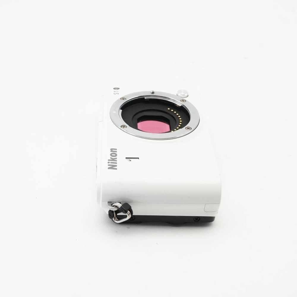 Nikon 1 S1 White Mirrorless Camera #AA4875