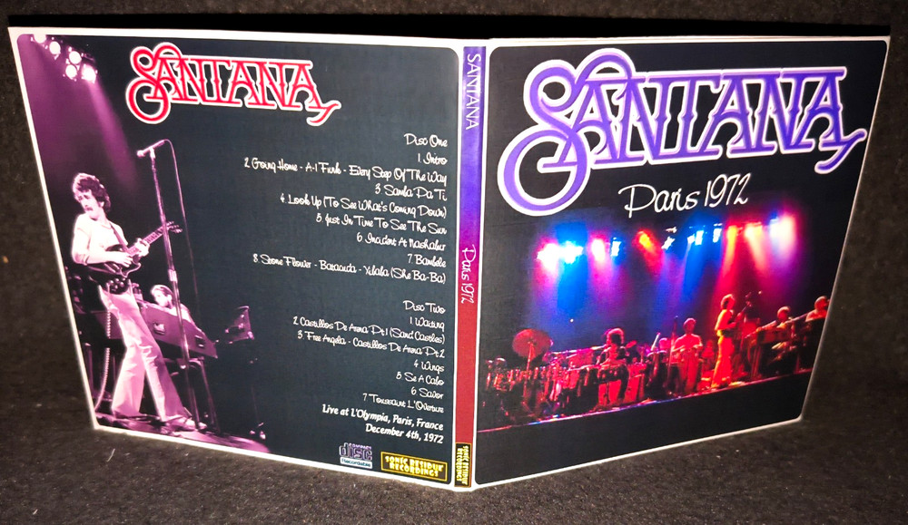 Santana Paris 1972 Gate Fold 2CD Package NEW