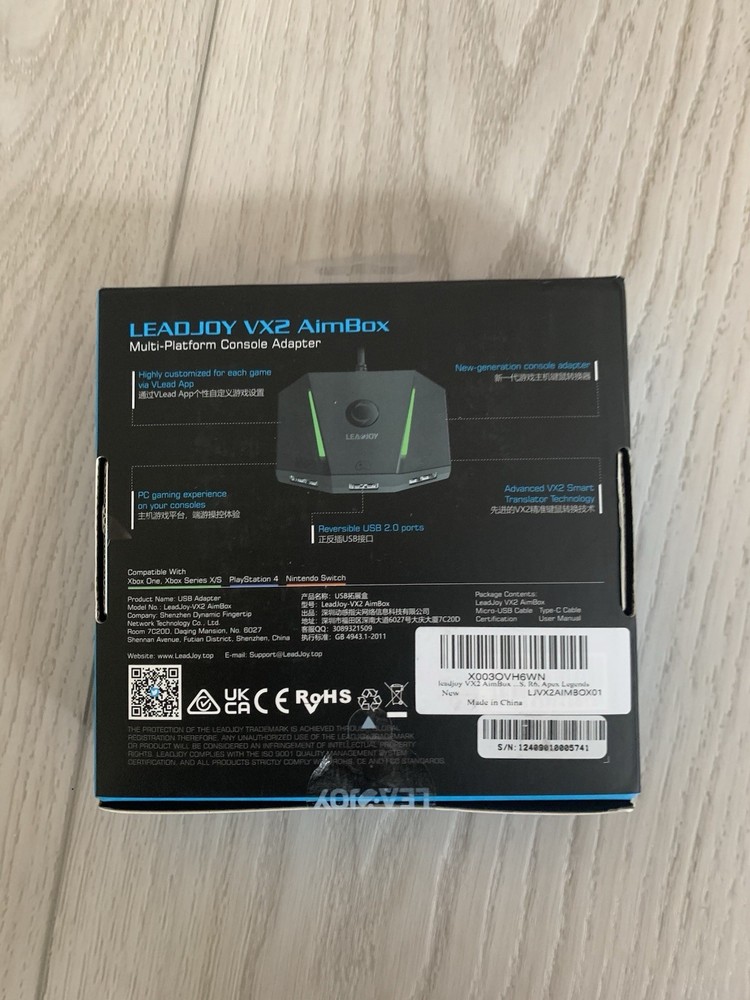 Leadjoy VX2 AimBox Keyboard Mouse Adapter Converter Controller Adapter Converter