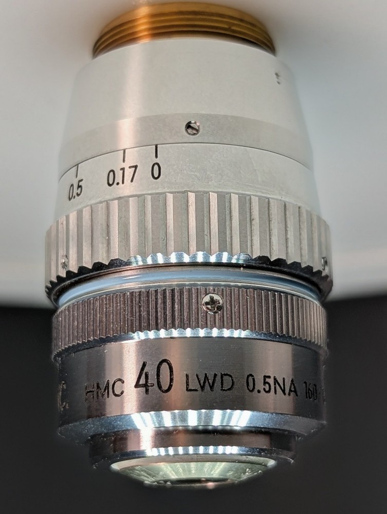 Microscope Objective 40X/0.5 160/0-2 LWD Hoffman Modulation Optics Inc HMC