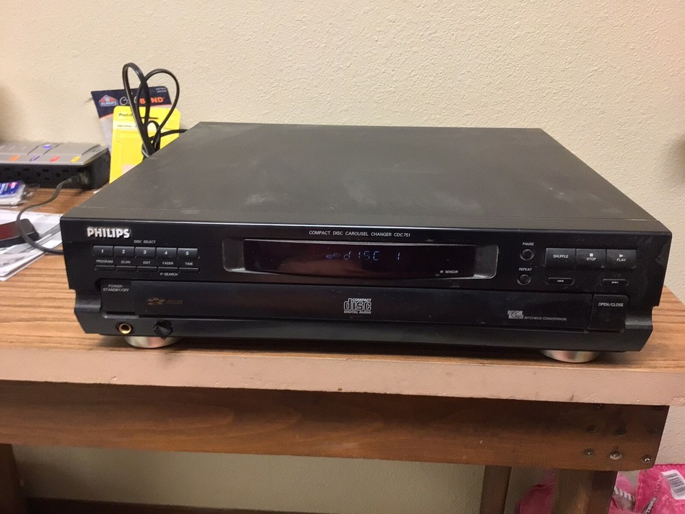 Philips CDC 751 | Compact Disc Carousel Changer | Multi Disk Changer |