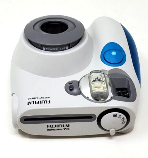Fujifilm Instax mini 7s Instant Camera Blue with Owners Manual