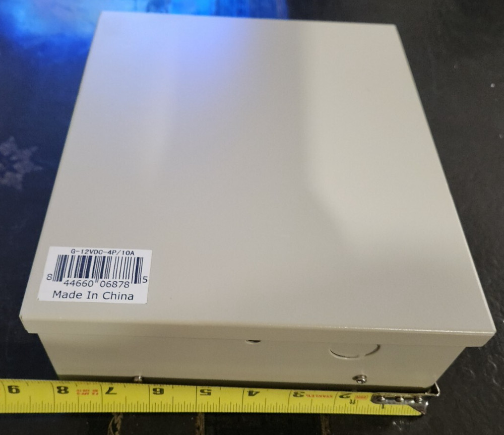 CCTV Distributed Power Supply - Model G-12VDC-4P/10A - New Open Box