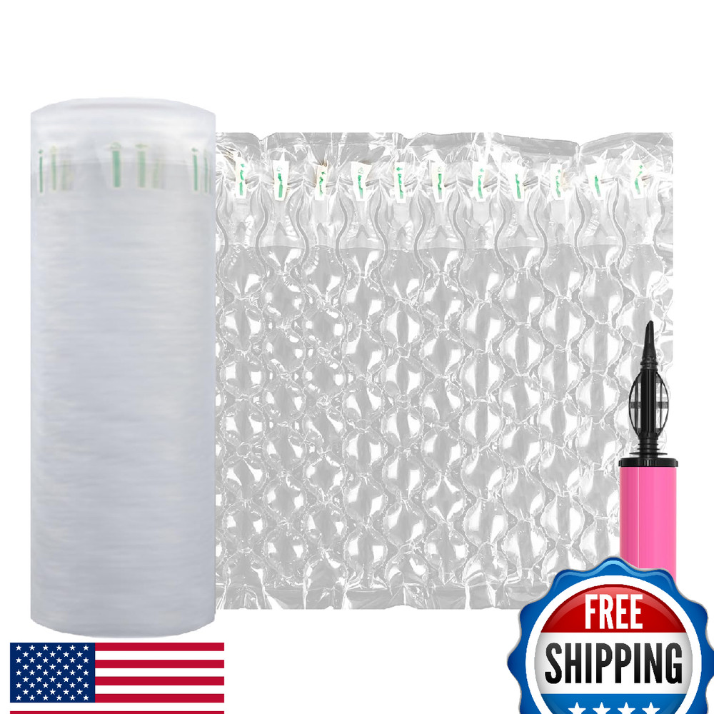 Hijelyn Inflatable Bubble Cushioning Wrap Roll Bottle Shipper Protector Sleeve