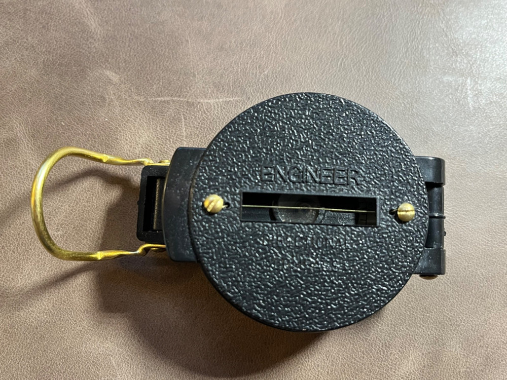 Vintage Pocket Engineer Lensatic Directional Compass