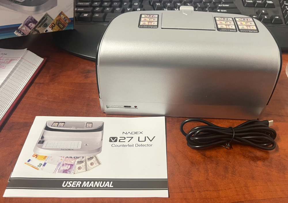 Nadex Coins V27 Desktop UV Counterfeit Detector