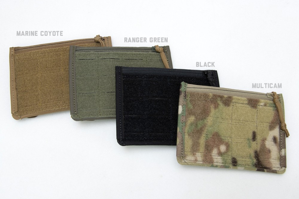 NEWEST Milspec Monkey MSM LARGE Patch Panel Admin Pouch - LAMINATE - All Colors!