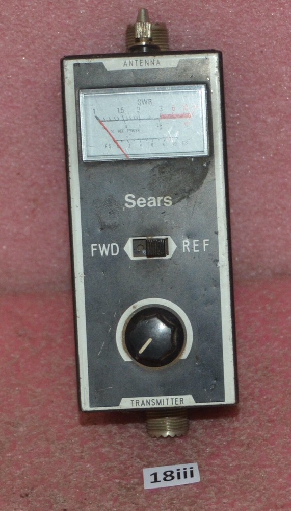 Vintage Sears SWR Meter Model 526.35760600