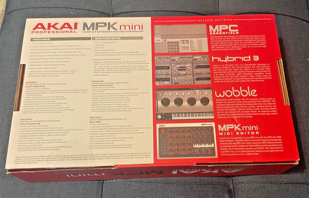 Akai Professional MPK mini 25-key USB-MIDI Controller Special Edition