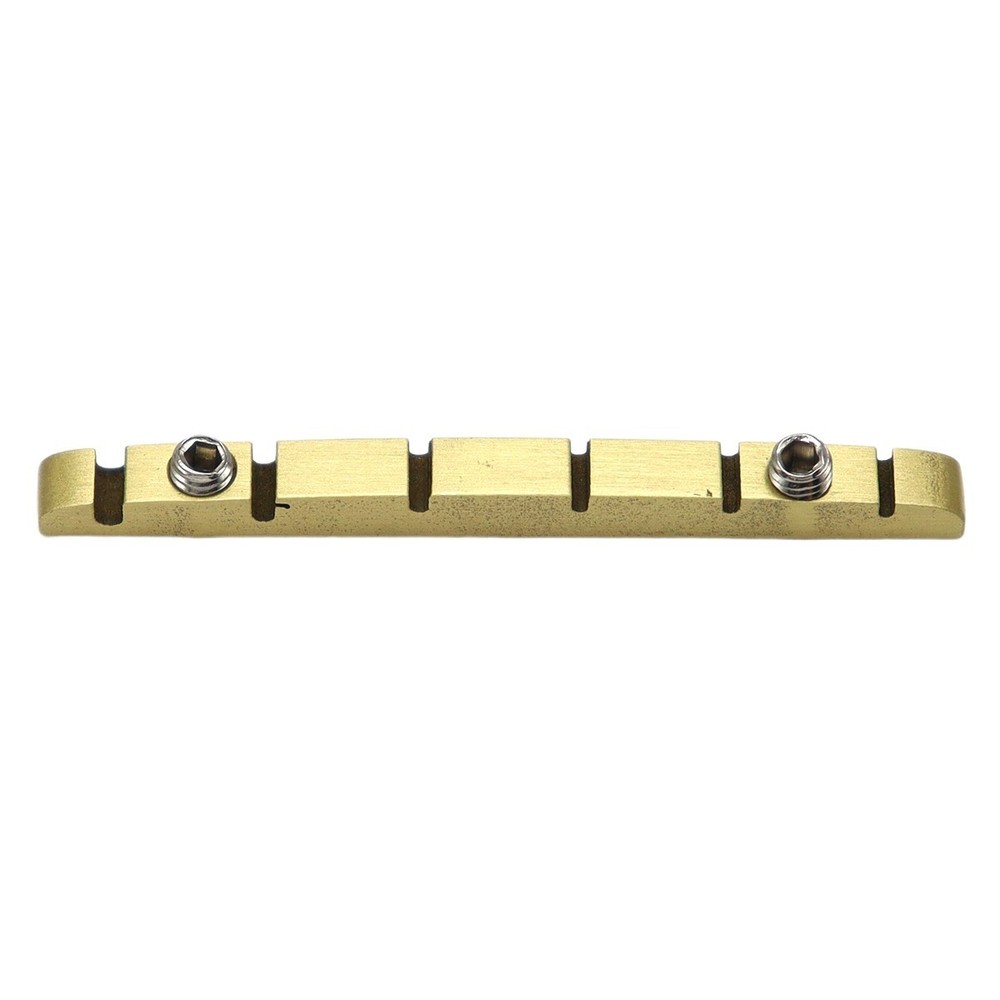6 String Electric Guitar Nut Adjustable Height Brass Nut 42mm Split Regulation