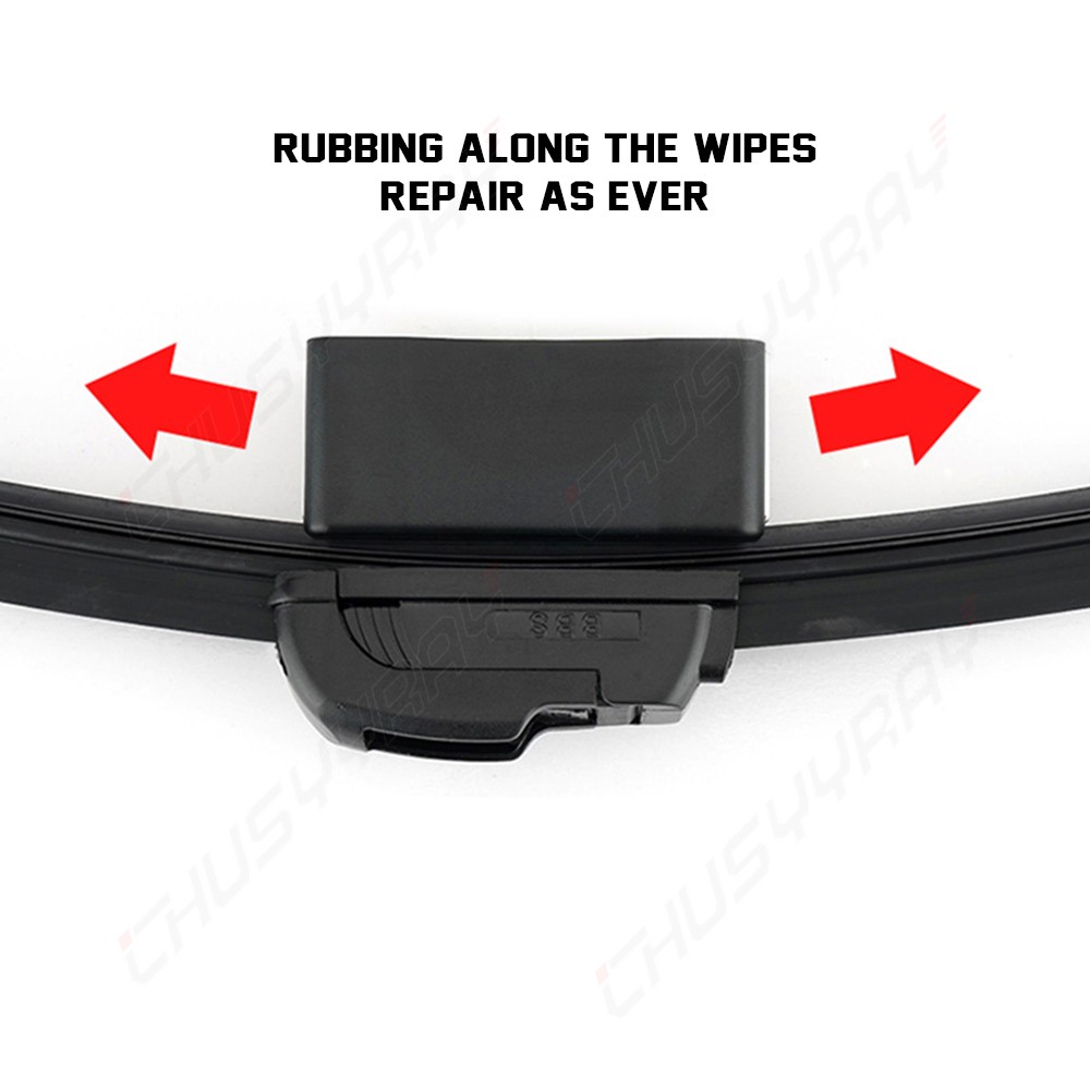 Car Windshield Renovator Wiper Sharpener Repair Kit Black