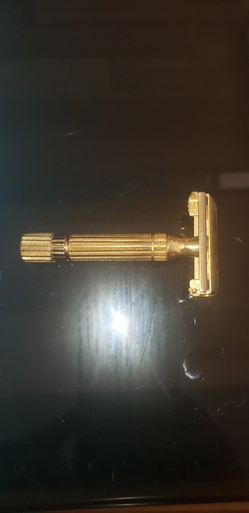 gillette gold safety razor vintage