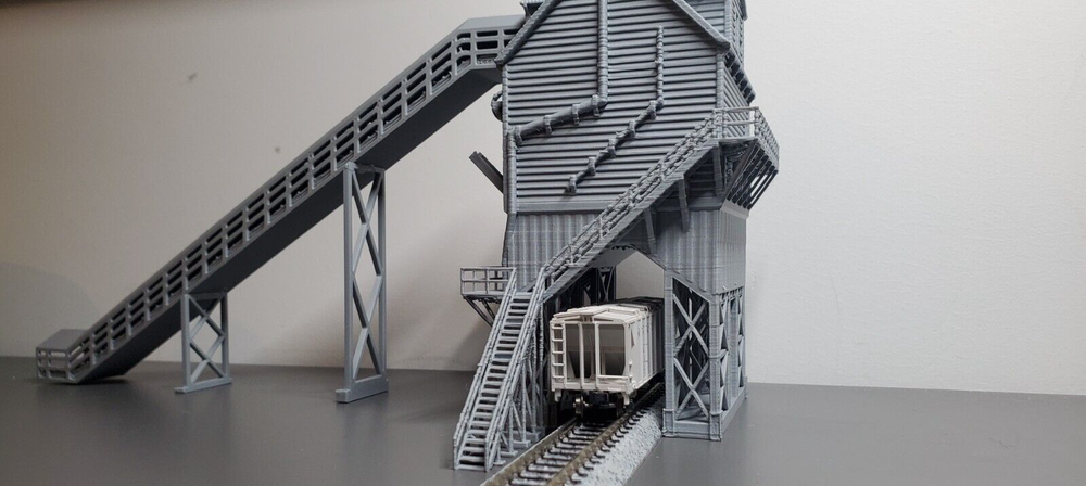 N Scale Coaling Tower building 1:160