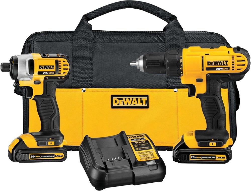 20V MAX Cordless Drill and Impact Driver Set