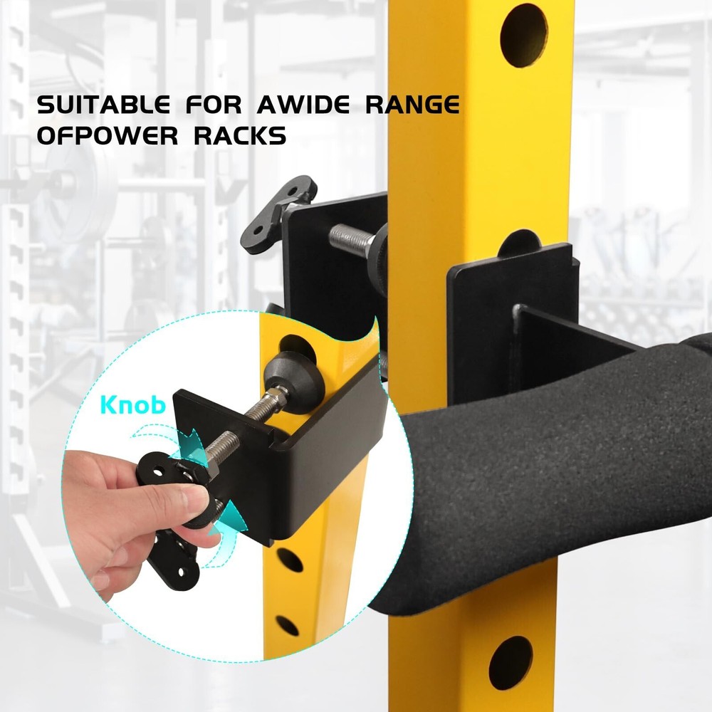Nordic Curl Squat Rack: Leg Extension Attachment for Nordic Hamstring Abs