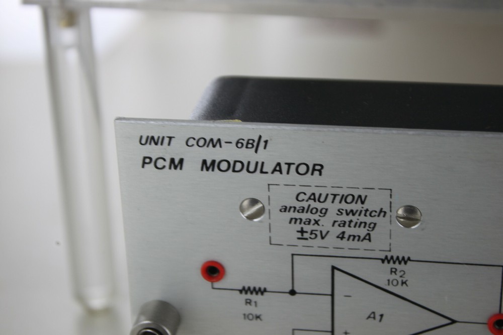 DEGEM SYSTEMS UNITCOM 6B PCM MODULATOR DEMODULATOR OUT PUT CIRCUITS