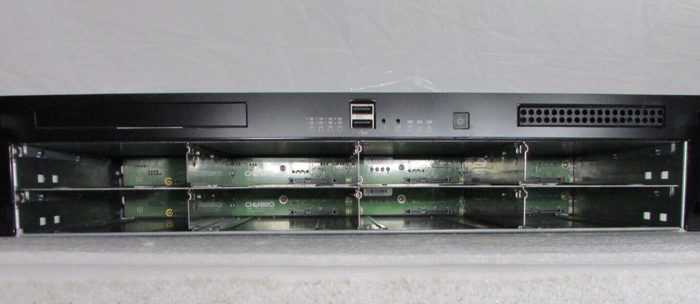 CHENBRO RM215 2U 8-Bay Rackmount Server Chassis SATA II Backplane ~ No Power