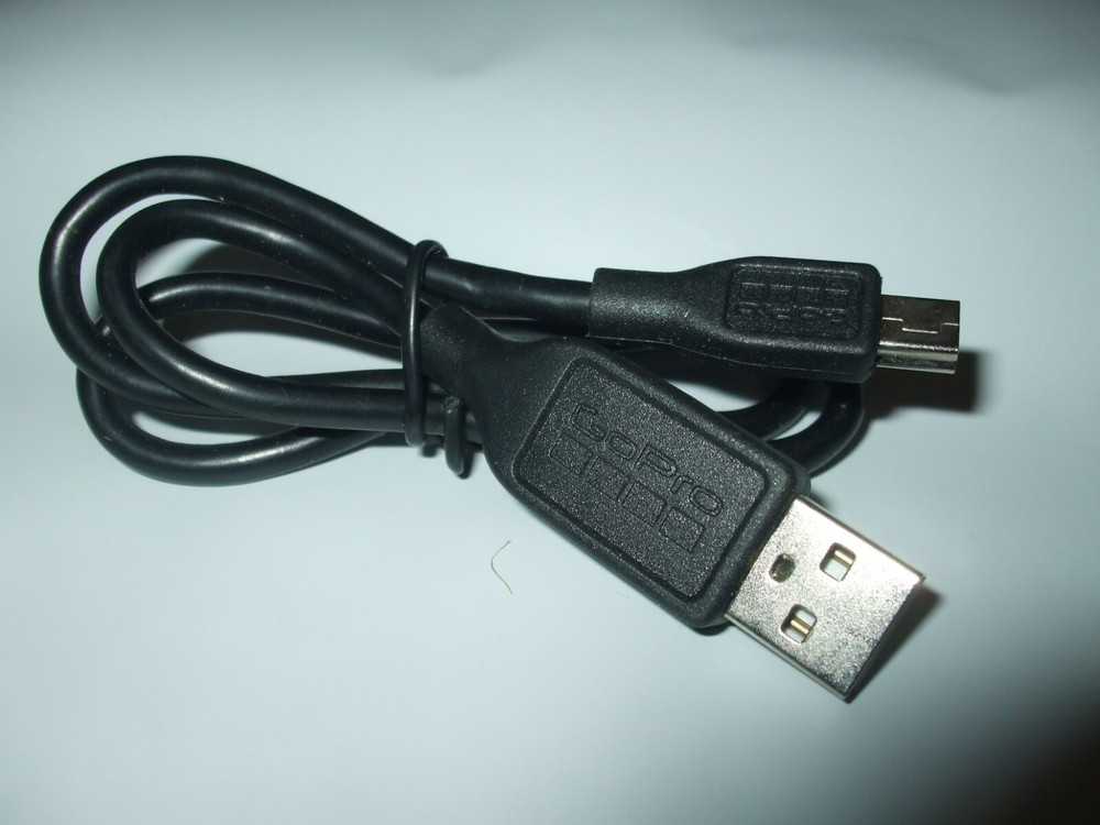 GoPro Connector Cable, USB Data/Power Cord, Authentic GoPro