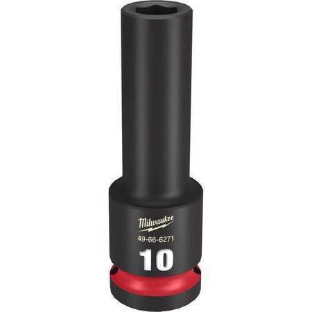 Milwaukee SHOCKWAVE Impact Duty 1/2 METRIC Replacement Socket (SINGLE SOCKET)