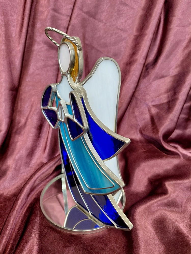 Stained Glass Angel 10"
