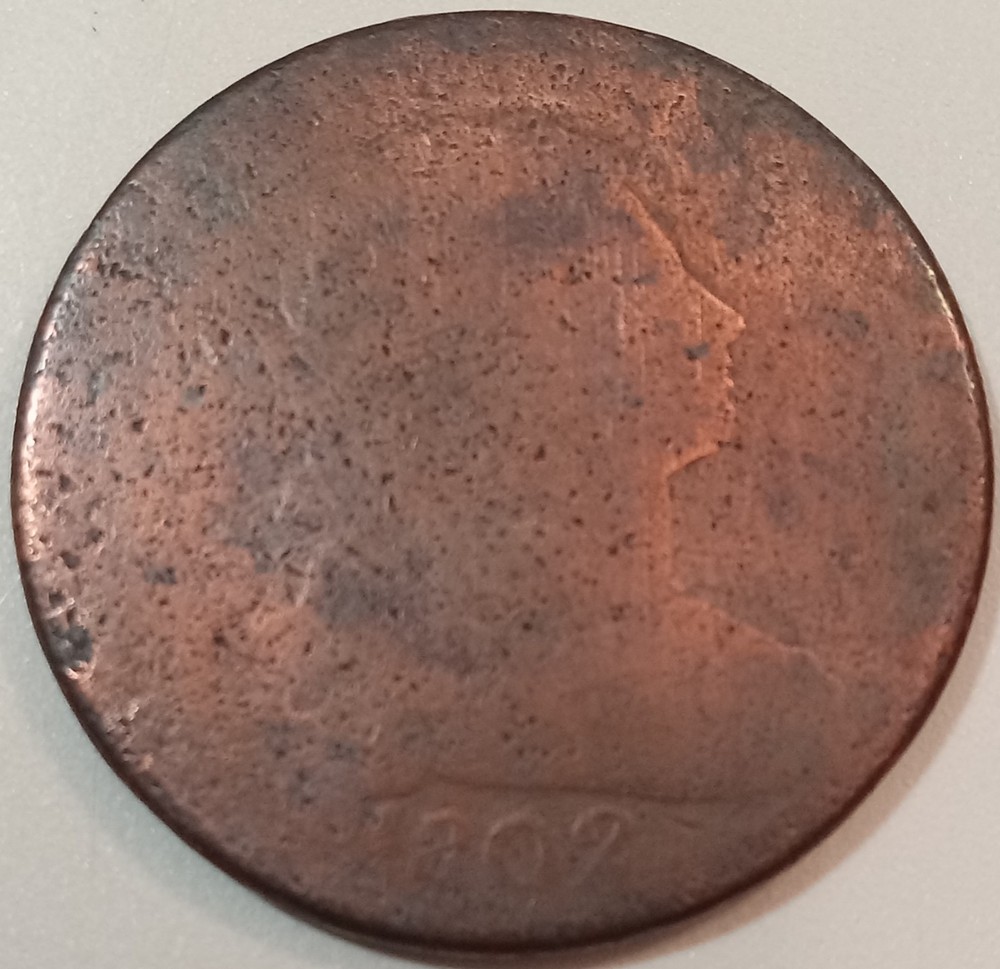 1802 Draped Bust Large Cent Penny